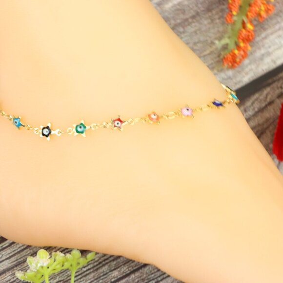 "Elegant Handmade Anklet – Delicate Jewelry for Women, MAR091541 - Picture 4 of 10